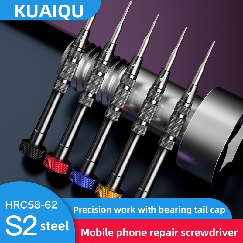【จัดส่งจากประเทศไทย】KUAIQU 1ชิ้น5ชิ้นโทรศัพท์มือถือเปิดหน้าจอแงะเครื่องมือซ่อมแซมชุดโทรศัพท์มือถือแบบมืออาชีพชุดไขควงสำหรับiPhoneซัมซุงX