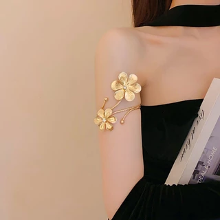 ยุโรปและสหรัฐอเมริกาข้ามพรมแดนดอกไม้เพชร-หุ้มห่อ เปิดสร้อยข้อมืออารมณ์ขนาดเล็กลมเย็นสร้อยข้อมือแฟชั่นแสงหรูหราความรู้สึกสูงของเครื่องประดับมือ