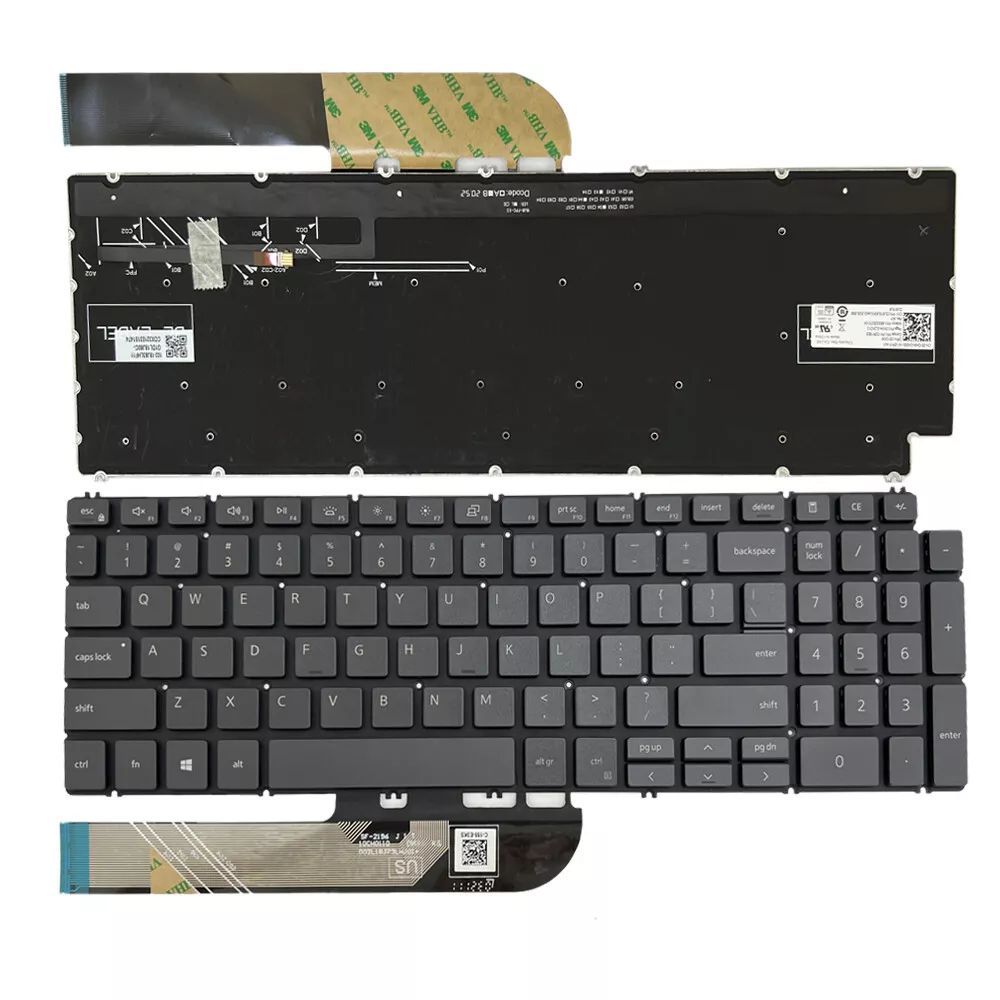 แป้นพิมพ์ US ใหม่สําหรับ Dell Inspiron 15-7506 P97F 7501 7591 17-7706/7791 2n1 แล็ปท็อป