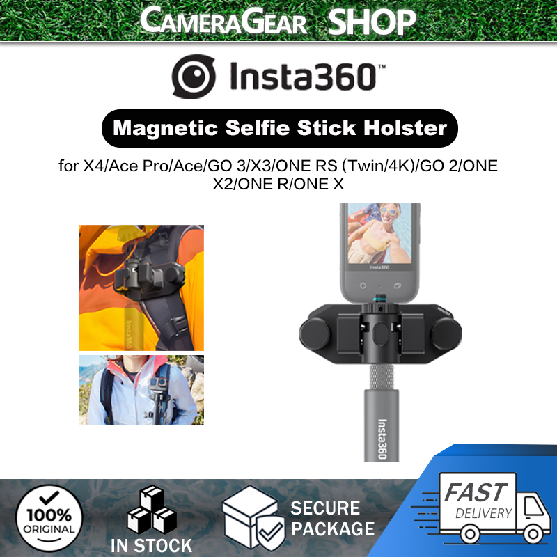 Insta360 Magnetic Selfie Stick Holster for X4/Ace Pro2/Ace/GO3 S/X3/ONE RS (Twin