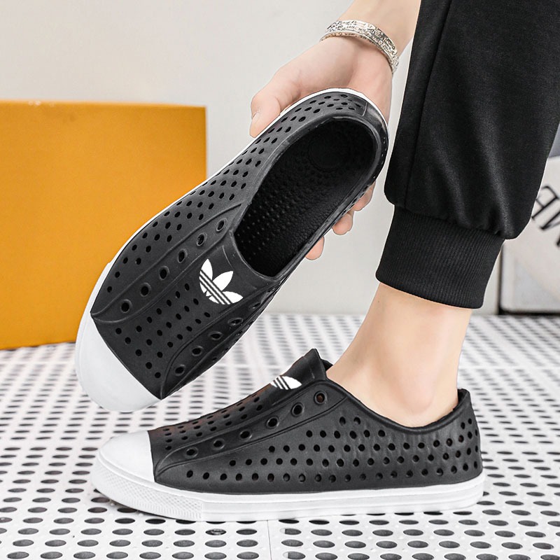 Jnbao Hole รองเท้าผู้ชายชายหาด EVA รองเท้าแตะระบายอากาศสวน Anti-Slip กันน้ํา Casual ฤดูร้อน Water Day Outing กีฬา 39-45 ราคา ถูกที่สุด ดีลบีเคเค แกลเลอรีภาพที่ 6