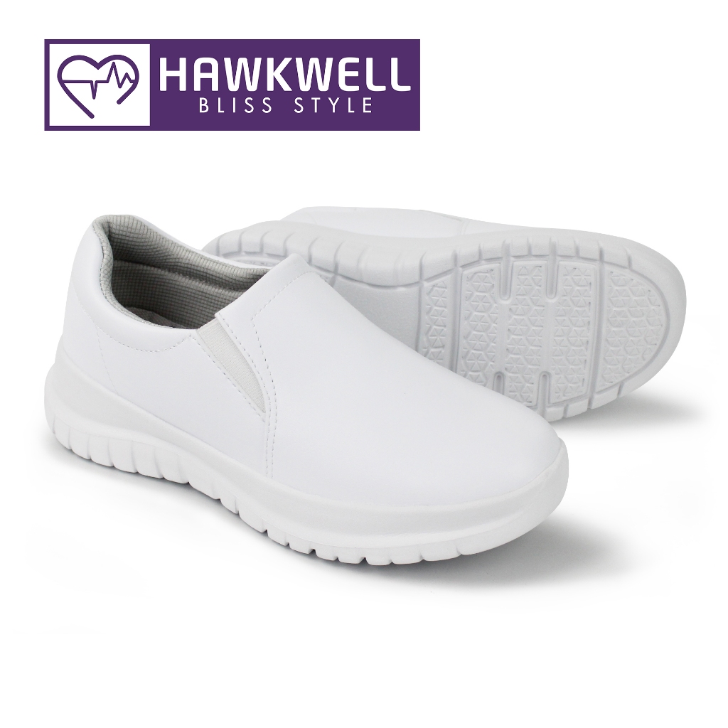 Hawkwell รองเท้าพยาบาลทนน้ําน้ําหนักเบาสําหรับผู้หญิงรองเท้าทํางาน-Floriz/6935