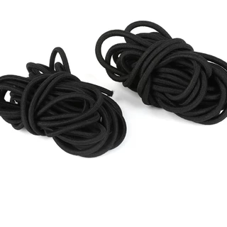 1/1.5/2/.2.5/3/4/5 มม.ความยาว 2M สีดํารอบ Elastic Band รอบเชือกยืดหยุ่นยาง Band สาย DIY อุปกรณ์เย็บผ้า