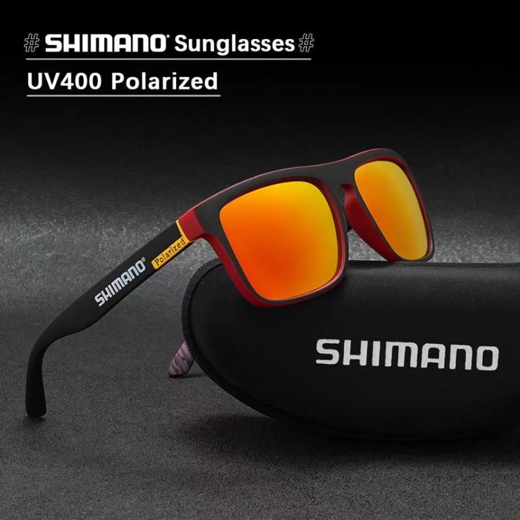 ซื้อ Shimano แว่นตากันแดด เลนส์โพลาไรซ์ ป้องกันรังสียูวี 400 สไตล์คลาสสิก สําหรับผู้ชาย เหมาะกับการขับขี่ ตั้งแคมป์ เดินป่า ตกปลา