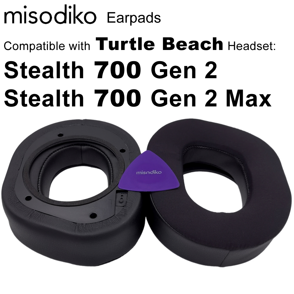 Misodiko แผ่นรองหูฟังสําหรับหูฟัง Turtle Beach Stealth 700 Gen 2/ Gen2 MAX