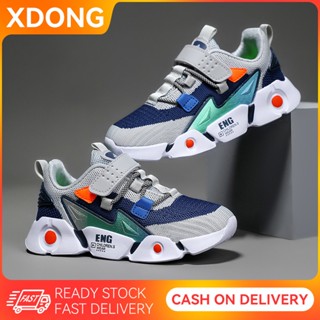 รองเท้าเด็กรองเท้าผ้าใบเด็กผู้ชาย 2024 แฟชั่นฤดูร้อนตาข่ายระ…