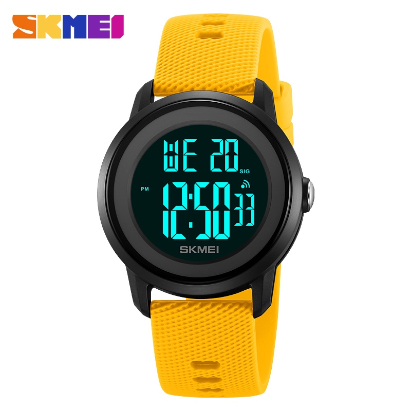 SKMEI 2218 นาฬิกา reloj hombre Cool Digital Countdown นาฬิกาสปอร์ตสําหรับผู้ชายผู้หญิงนักเรียน 5Bar นาฬิกาจับเวลากันน้ํานาฬิกาข้อมือMulti functional leisure แฟชั่น