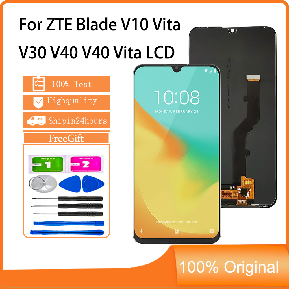 สําหรับ ZTE Blade V40 V40 Vita V40 ออกแบบ V41 Vita V50 ออกแบบ 4g V50 vita จอแสดงผล LCD หน้าจอสัมผัสเ