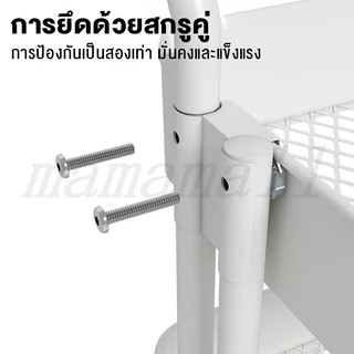 ชั้นวางของ 3/4/5 ชั้น มีล้อเลื่อน+หูหิ้วพกพา เคลื่อนย้ายง่าย