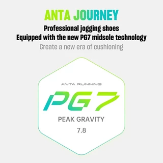 ANTA Men PG 7 JOURNEY รองเท้าวิ่ง พร้อมระบบดีดตัว นุ่ม เหมาะสำหรับการเดินทางและการเดิน 112435519