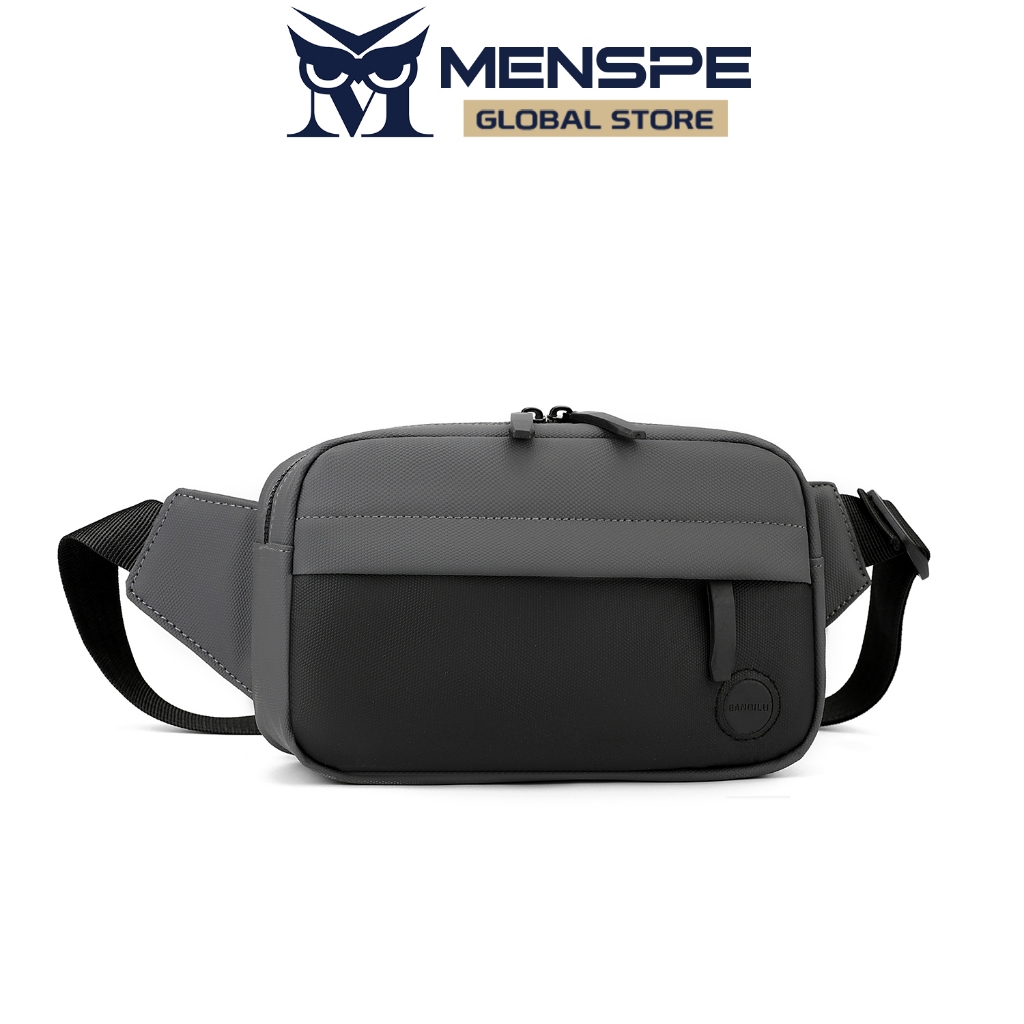 Menspe ผู้ชายกระเป๋าแฟชั่น Cross Body Bag สี Blocking Oxford กันน้ําขนาดใหญ่ความจุ Leisure Street Casual น้ําหนักเบากระเป๋าเดินทางธุรกิจกีฬากระเป๋า