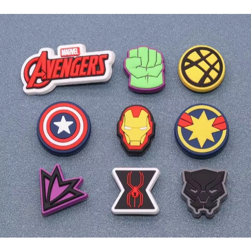 Jibbitz crocs/ jibbits/jibbitz/jibits/gibbitz/ หัวเข็มขัดโลหะอุปกรณ์เสริม diy crocs ตกแต่งหัวเข็มขัด