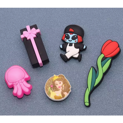 Jibbitz crocs/ jibbits/jibbitz/jibits/gibbitz/ หัวเข็มขัดโลหะอุปกรณ์เสริม diy crocs ตกแต่งหัวเข็มขัด