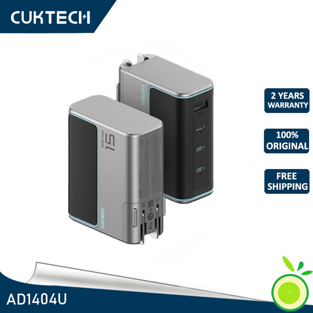 Cuktech AD1404U 15 # GaN เครื่องชาร์จแฟลชกําลังสูง 140W