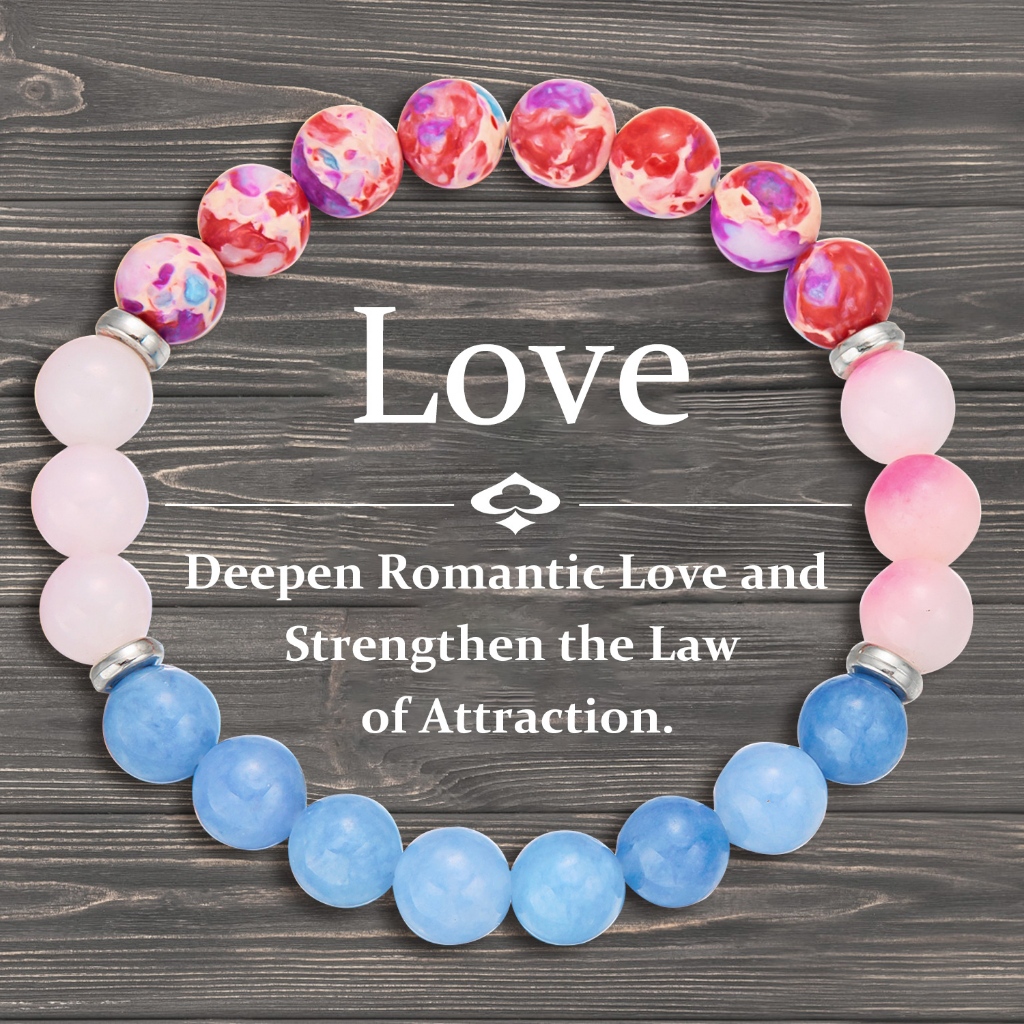 Yx Evil Eye สร้อยข้อมือหินธรรมชาติสําหรับผู้ชายและผู้หญิงของขวัญ Jewellery blessed lucky Hypoallergenic ปรับได้