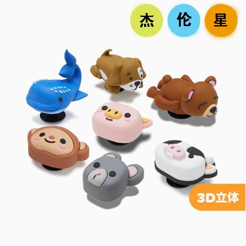 26 สไตล์ใหม่รองเท้าหลุมดอกไม้ DIY การ์ตูนสามมิติ 3D สัตว์น่ารัก Avatar Series หัวเข็มขัดรองเท้า