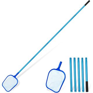 สระว่ายน้ํา Skimmer ตะกร้าสุทธิยาวเสาอลูมิเนียมขยาย 231.14 ซ…