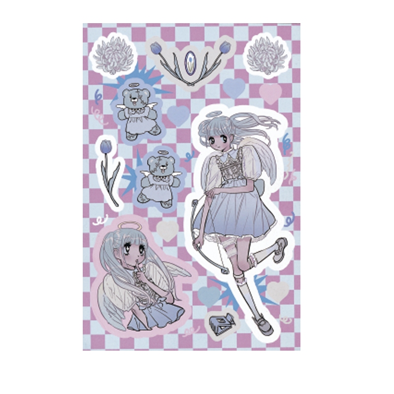 สติ๊กเกอร์ Domi สติ๊กเกอร์ตัวละครสาว Sweet Yagu Card Handbook ins สไตล์วัสดุสติ๊กเกอร์ - รูปที่ 5