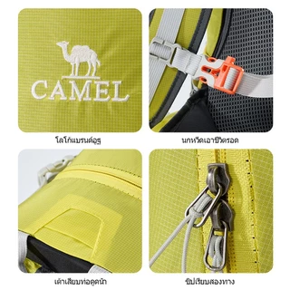 CAMEL CROWN กระเปาเป ้สะพายหลังกันน ้ากลางแจง 20ลิตร กระเปาเป ้สะพายหลังพับได ้น ้าหนักเบา