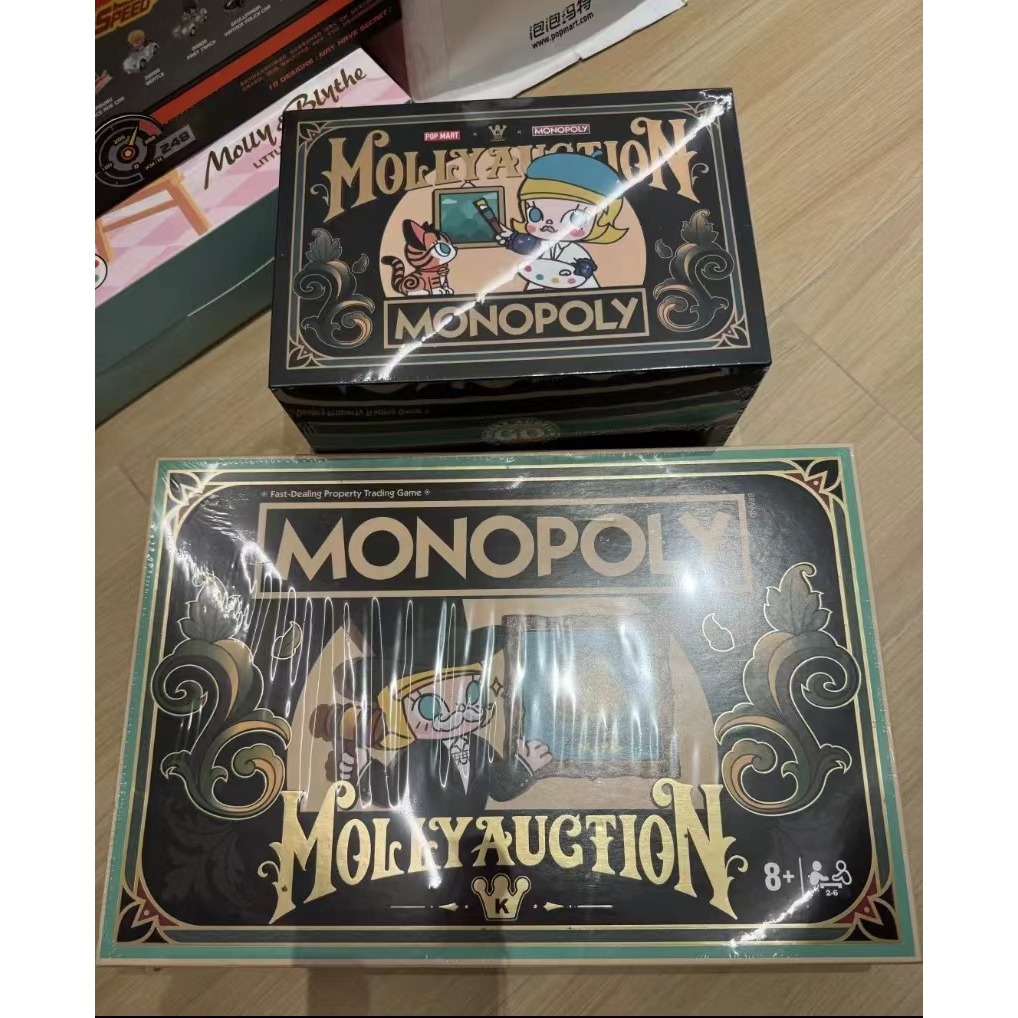 【พร้อมส่ง】monopoly mollyauction molly Asiatica tycoon series fickers เกมกระดานชิ้นกล่องตาบอด