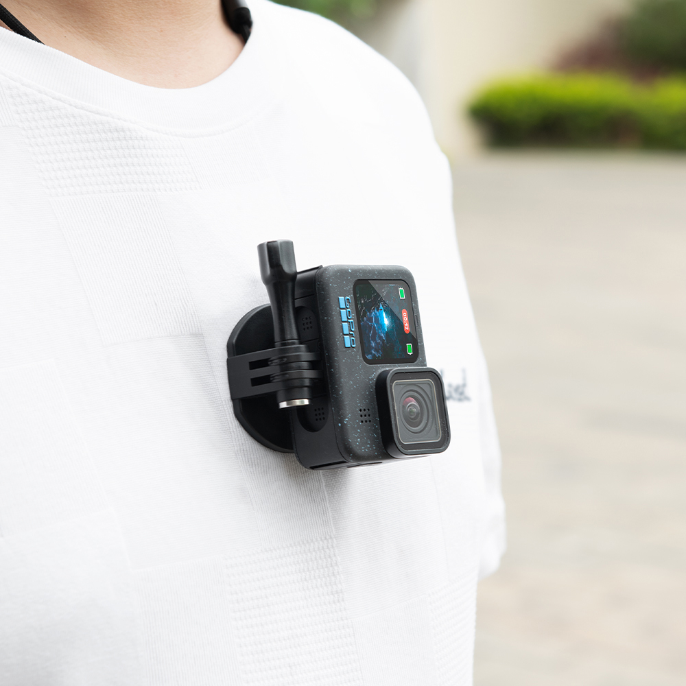 ขาตั้งแม่เหล็กพร้อมเชือกเส้นเล็กสําหรับ DJI Action 4/Insta360 Go 3S สายคล้องคอวงเล็บกล้อง Accessorie
