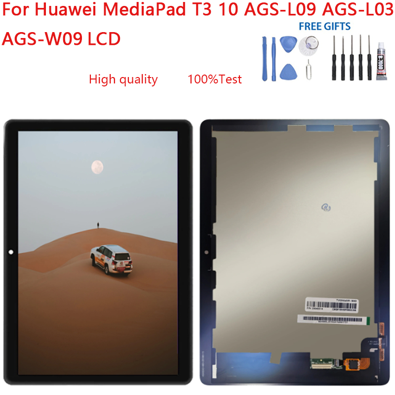 จอแสดงผล LCD ใหม่สําหรับ Huawei MediaPad T3 10 AGS-L09 AGS-L03 AGS-W09 Touch Screen Digitizer Assemb