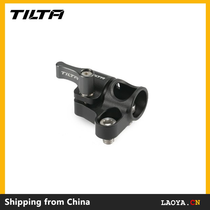 Tilta 15mm Rod Holder to Dual 1/4′-20 Adapter TA-15RH-D1420-B