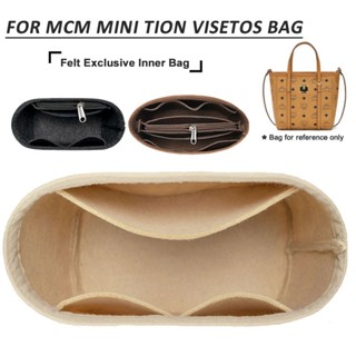 Felt ใส่ Organizer กระเป๋าสําหรับ MC-M Mini Toni Visetos Lin…