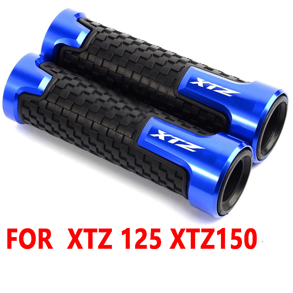 ด้ามจับบาร์มือจับสําหรับรถจักรยานยนต์ Yamaha xtz 125 XTZ150 ด้ามจับยางอลูมิเนียมอัลลอยด์ดัดแปลง