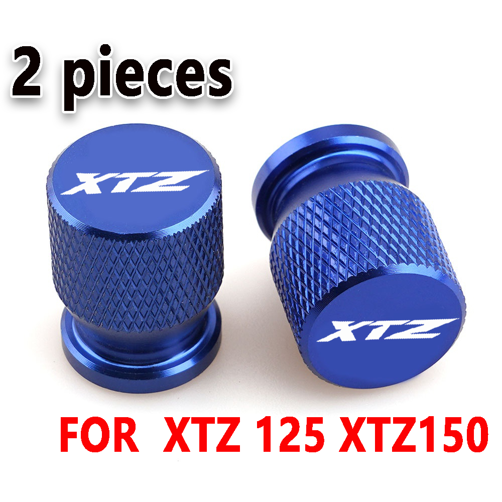 2 ยางสําหรับ xtz 125 XTZ150 รถจักรยานยนต์อลูมิเนียมล้อปลั๊กยางวาล์วหมวก Yamaha xtz
