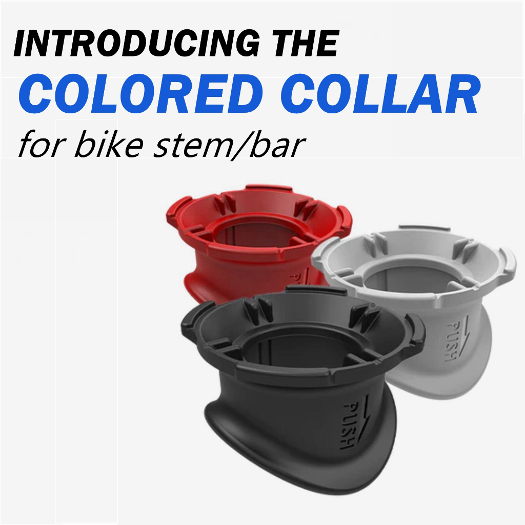 Quad LOCK ปลอกคอสีสําหรับจักรยาน Stem Bar Mount อุปกรณ์ปั่นจักรยาน Bike Mount Collars