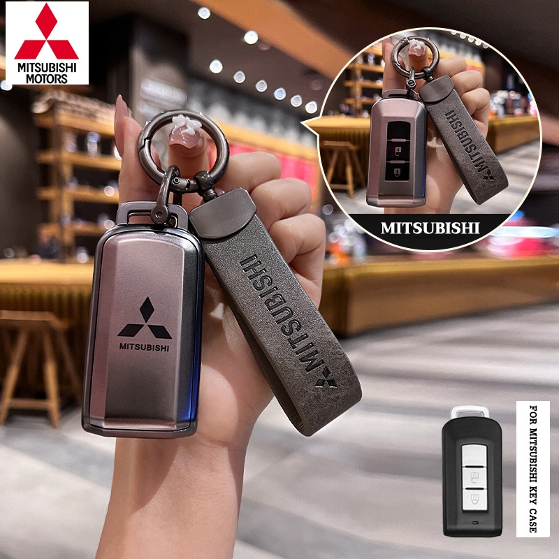 เคสกุญแจรถ Mitsubishi เข้ากันได้กับ Mitsubishi Xpander/Pajero/Triton/Pajero Sport/Mirage/Attrage พวงกุญแจ Mitsubishi