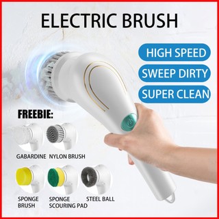 KECREA 5 In 1 Multifunctional Rechargeable Electric Cleaning Brush