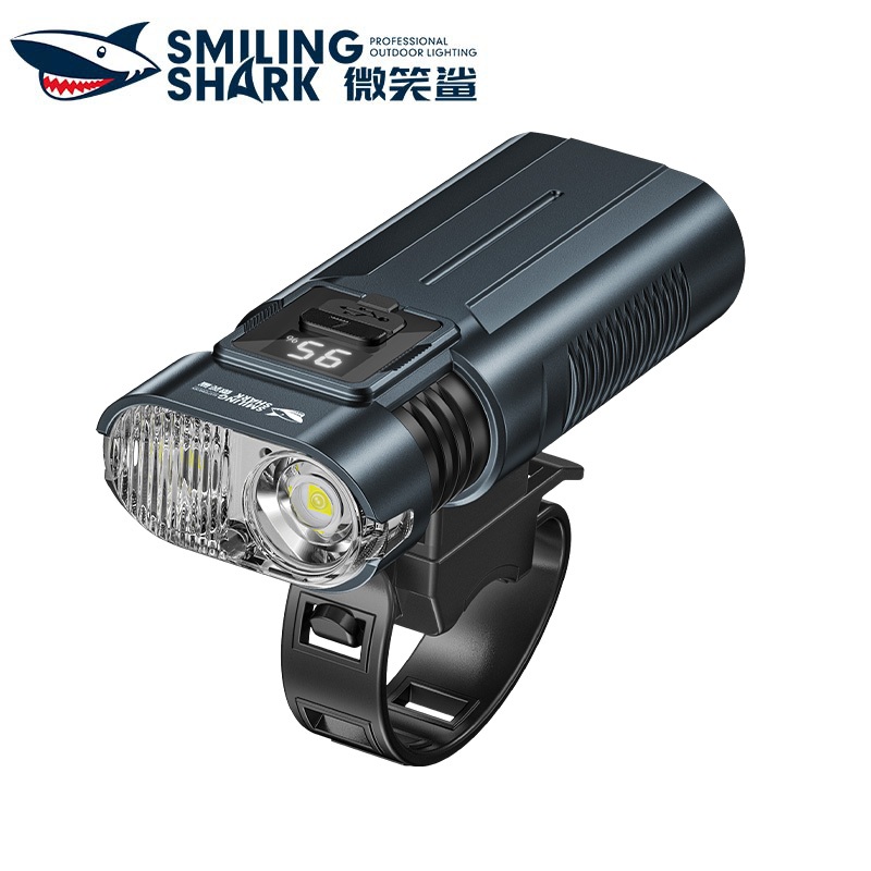 Smilingshark QXD411 Bicyle Light 2 * LED Super Bright จักรยาน Night ขี่ไฟฉาย Type-C ชาร์จ 4 โหมดกันน้ําสําหรับขี่จักรยานกลางคืนขี่