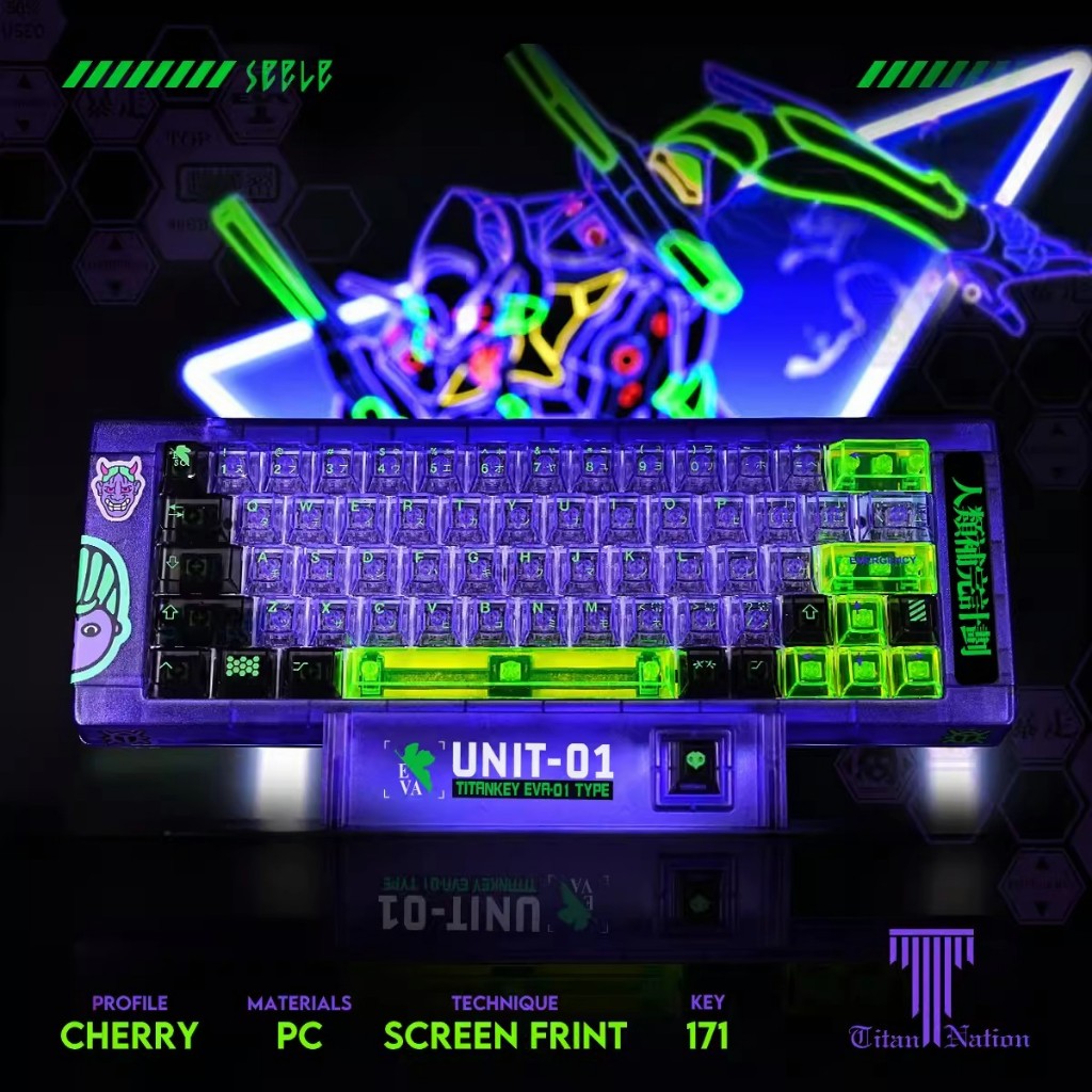 Mecha 01 keycaps Cherry Profile Keycap PC วัสดุโปร่งใส PBT Dye Sublimation Key Cap สําหรับ MX Mechanical Keyboard (เฉพาะปุ่มกด)