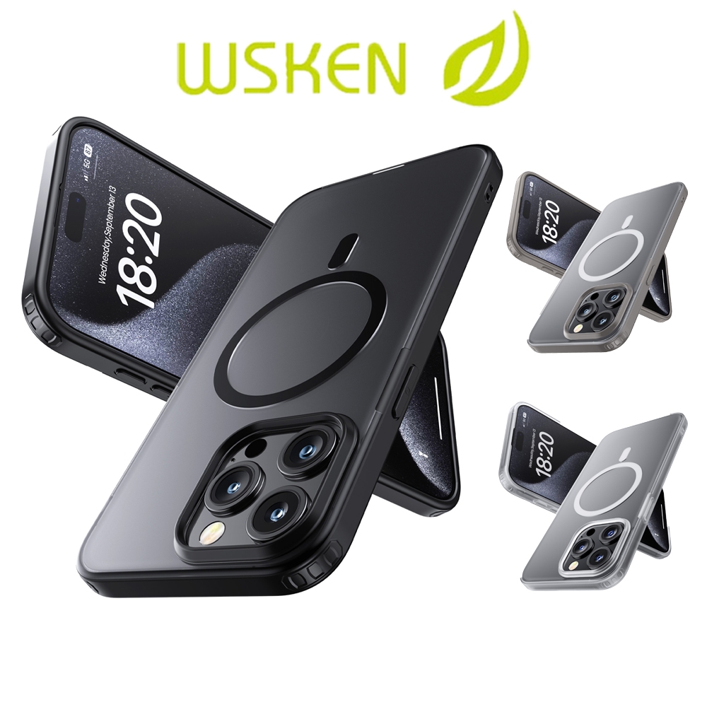 [local] Wsken เคส iPhone 17 Pro Max เคสไอโฟน 15 16 Pro Max เคสกันกระแทกแม่เหล็ก iPhone 17 / 16 / 15 / 14 / 13 Magnetic Case for iPhone 15 14 13 Pro Max 15 13 Pro 15 14 Plus แม่เหล็ก ซองใส่โทรศัพท์ เคส สำหรับ ไอโฟน