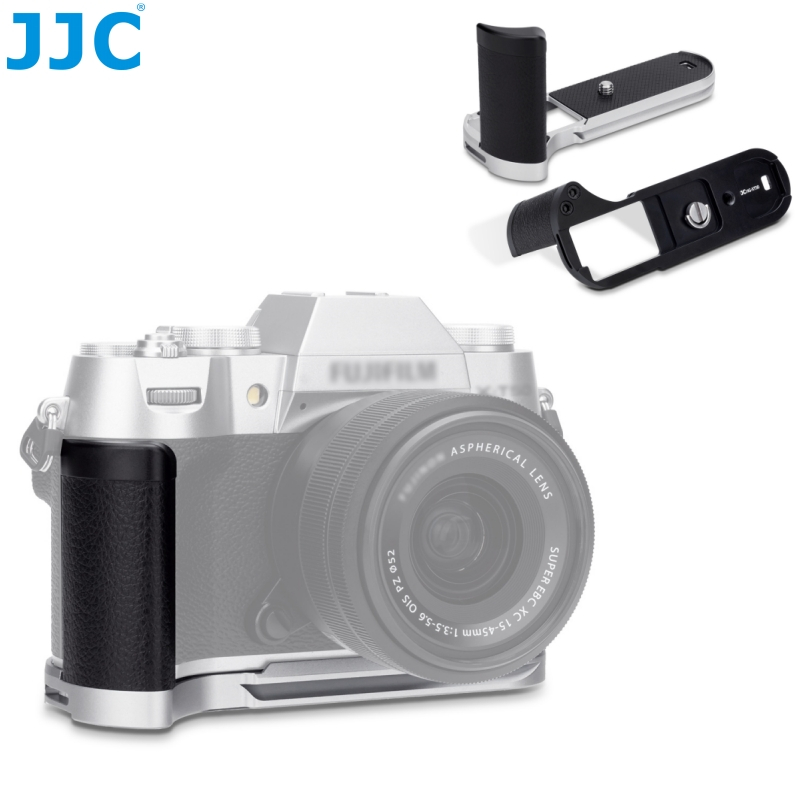 JJC ขาตั้งกล้อง แบบขยาย พร้อมช่องเสียบ Fuji Fujifilm X-T50 Arca ประเภท Quick Release L Bracket Anti-slip Handle 1/4 "-20 ขาตั้งกล้องเกลียวซ็อกเก็ต