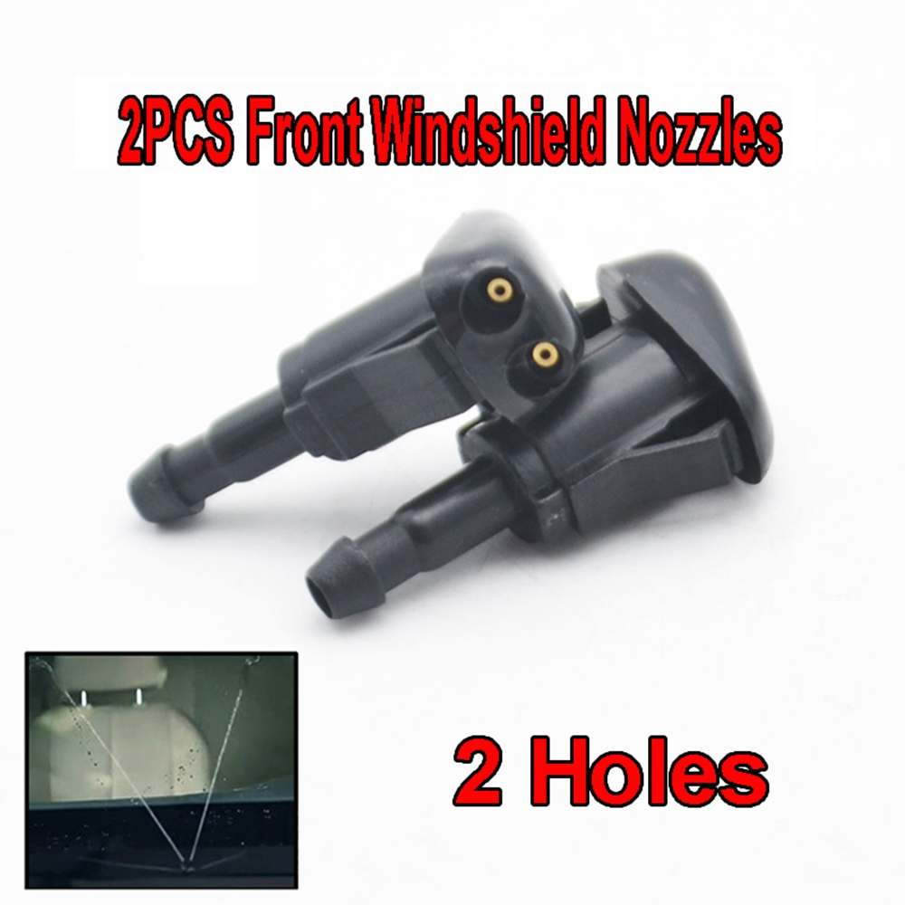 2 ชิ้น/เซ็ตรถด้านหน้ากระจกกระจกสเปรย์น้ํา Jet หัวฉีดสําหรับ Toyota Camry Corolla OE # 85381-AA010 เครื่องซักผ้าหัวฉีด