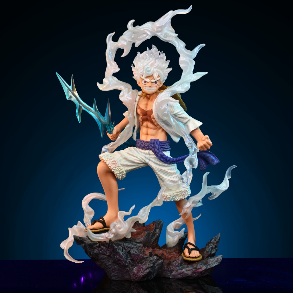 ซื้อ 1 แถม 1 One Piece Model ห้าความเร็ว LX Nika Luffy โมเดล GK รูปปั้นเครื่องประดับอะนิเมะรอบของขวัญเด็ก