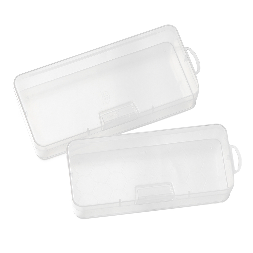 St. kunkka PP กล่องเก็บเครื่องประดับสี่เหลี่ยมพลาสติกใสสําหรับที่เก็บเครื่องประดับ DIY ที่เก็บของในบ้าน