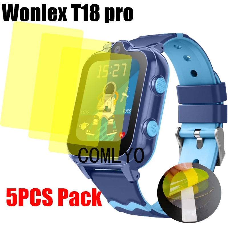 สําหรับ Ok Watch Wonlex T18 PRO ป้องกันหน้าจอสมาร์ทวอท์ชฝาครอบบางพิเศษ HD TPU ฟิล์ม