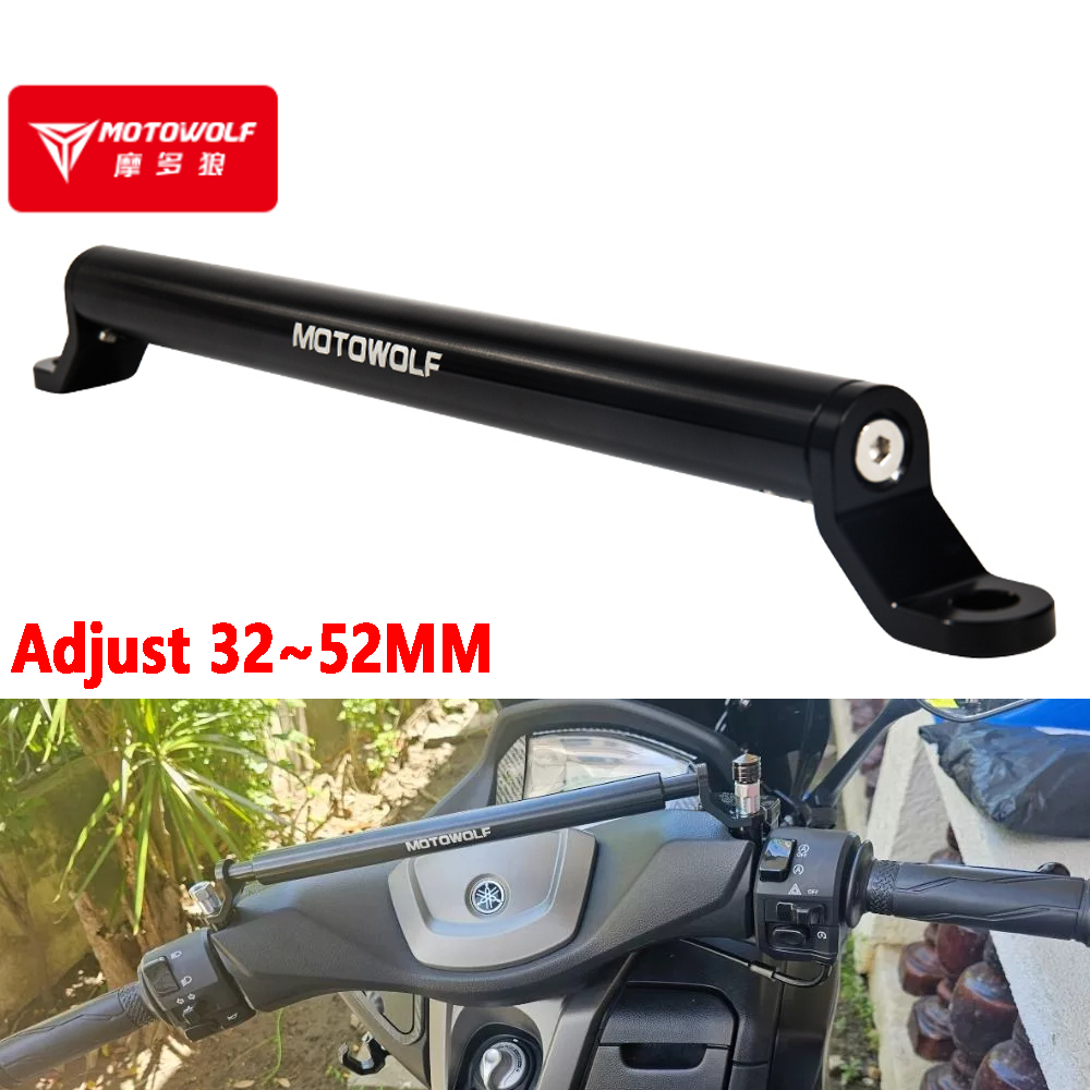 Motowolf ADJUSTABLE CROSSBAR สําหรับ HODNA CLICK/PCX/BEAT/ADV/XMAX/NMAX/AEROX/MI