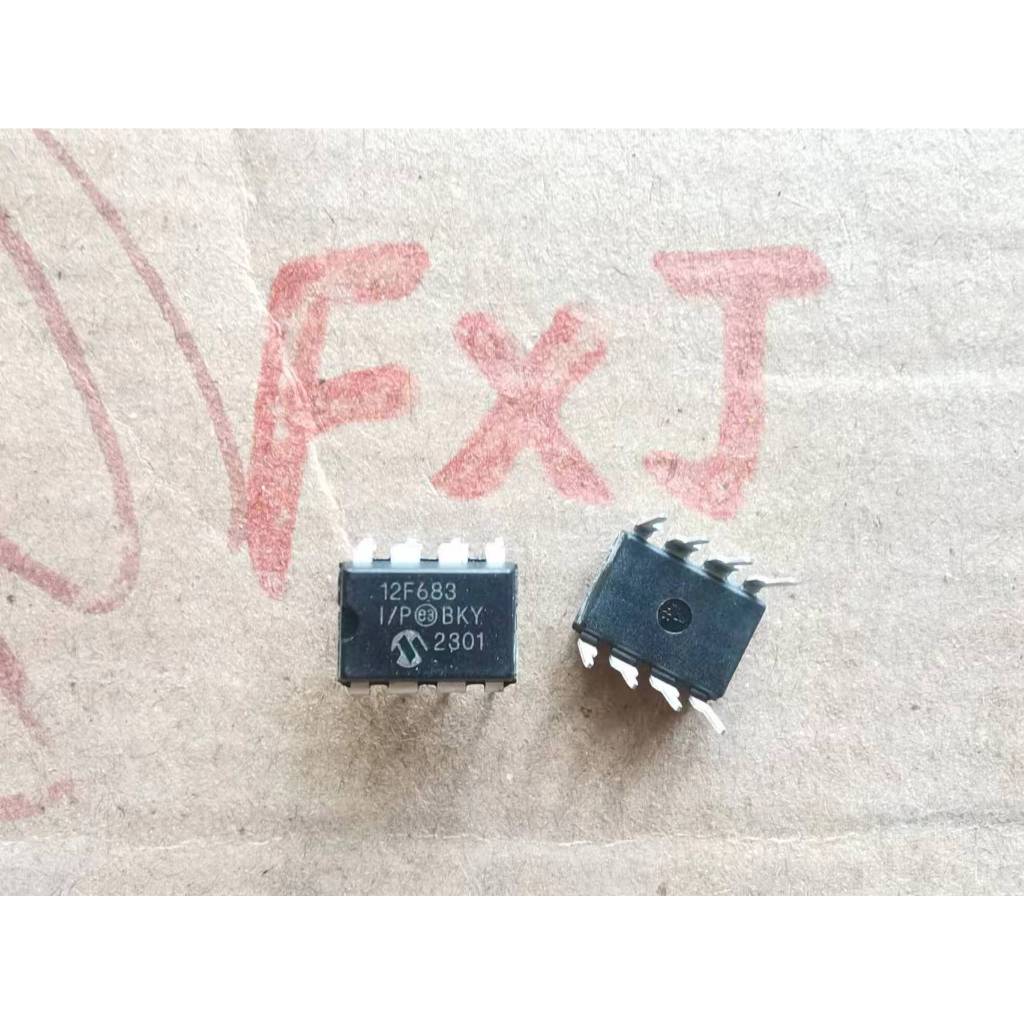 ((5 ชิ้น) 12F683 ยี่ห้อใหม่ DIP8 8-Bit MCU Controller ชิป PIC12F683-I/P