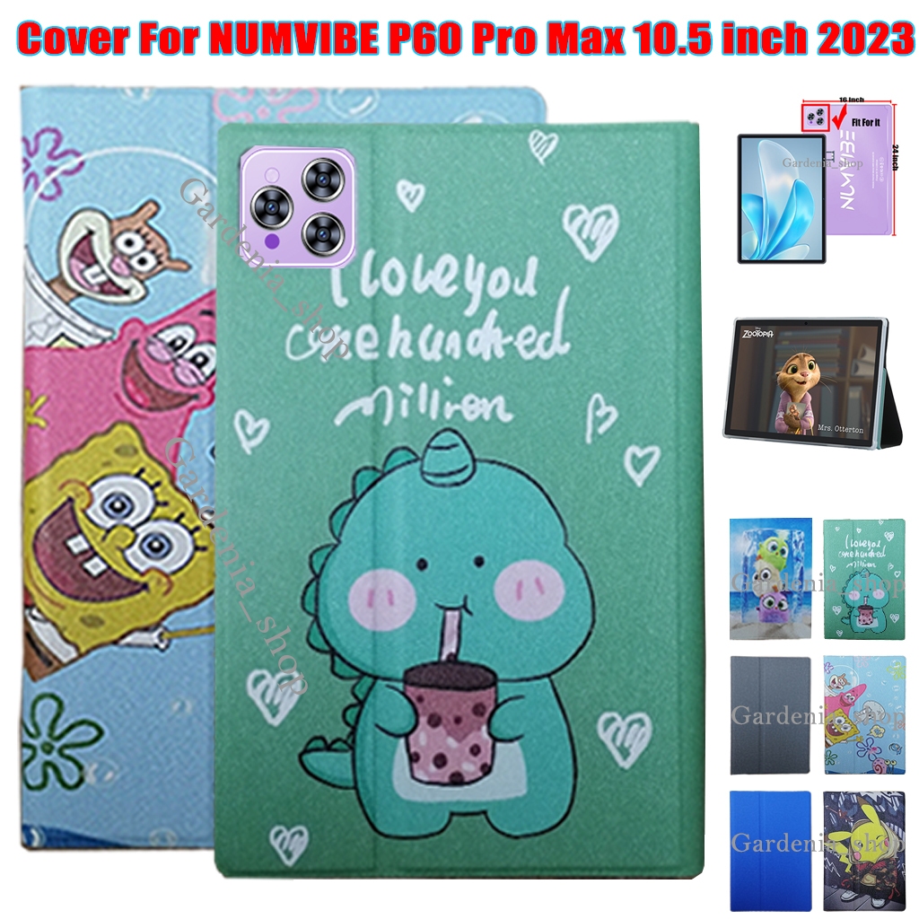 สําหรับ NUMVIBEIB P60 Pro Max 10.5 นิ้ว 2023 แฟชั่นน่ารักการ์ตูนแท็บเล็ต NUMEVIBE P60 Pro Max 10.5 ค