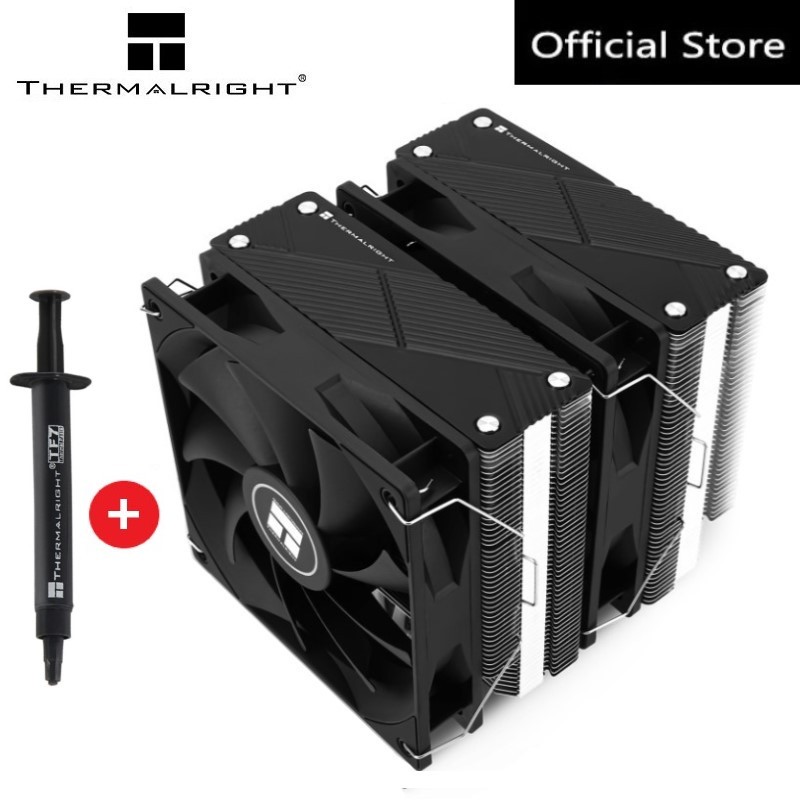 Thermalright PS120 หม้อน้ํา CPU Cooler Dual PWM พัดลม 7 ท่อความร้อน CPU Cooling พร้อมความเร็ว 1500RP