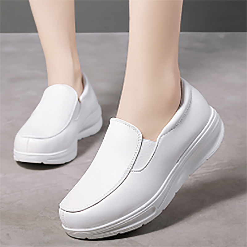 ขนาด 35-40 รองเท้าพยาบาลผู้หญิงระบายอากาศลื่นไถลรองเท้าทำงานพยาบาล - รูปที่ 7