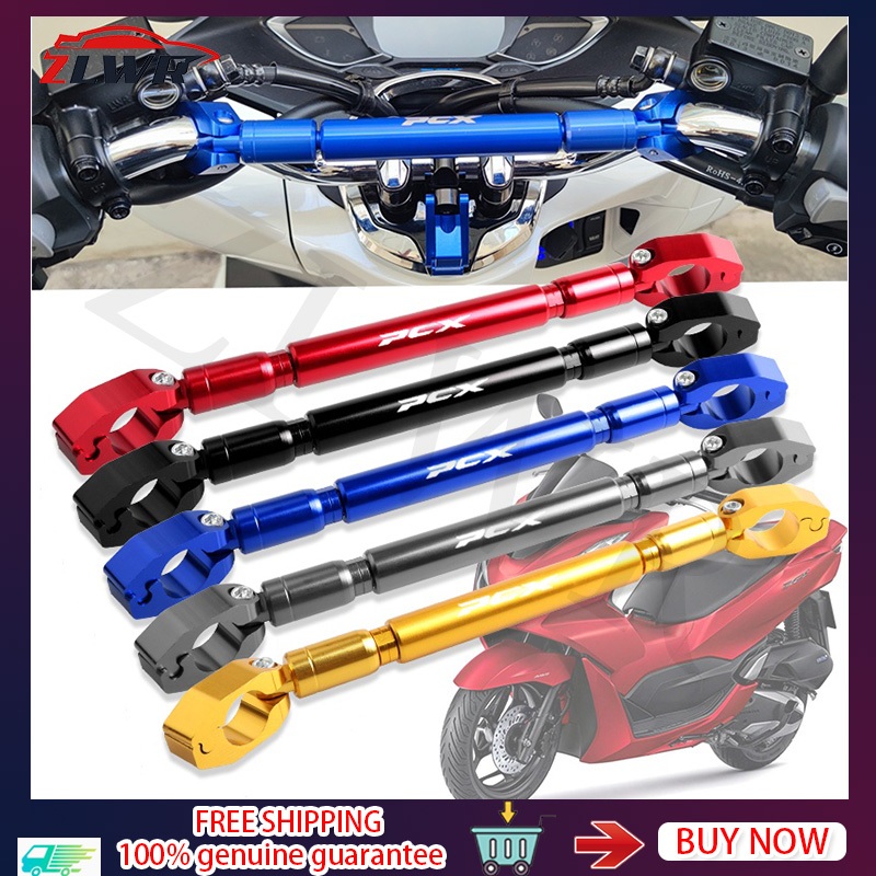 ZLWR บาร์เสริมแฮนด์มอเตอร์ไซค์ อลูมิเนียม ปรับได้ สําหรับ Honda PCX 160/150/125