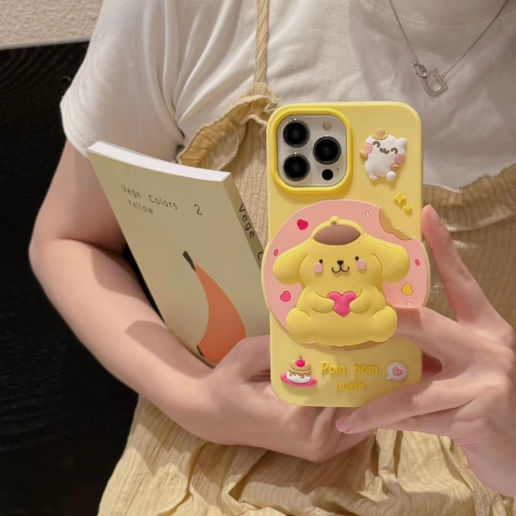 สําหรับ Iphone 11 12 13 14 15 16 Pro max mini 3D การ์ตูน รูปที่ 7