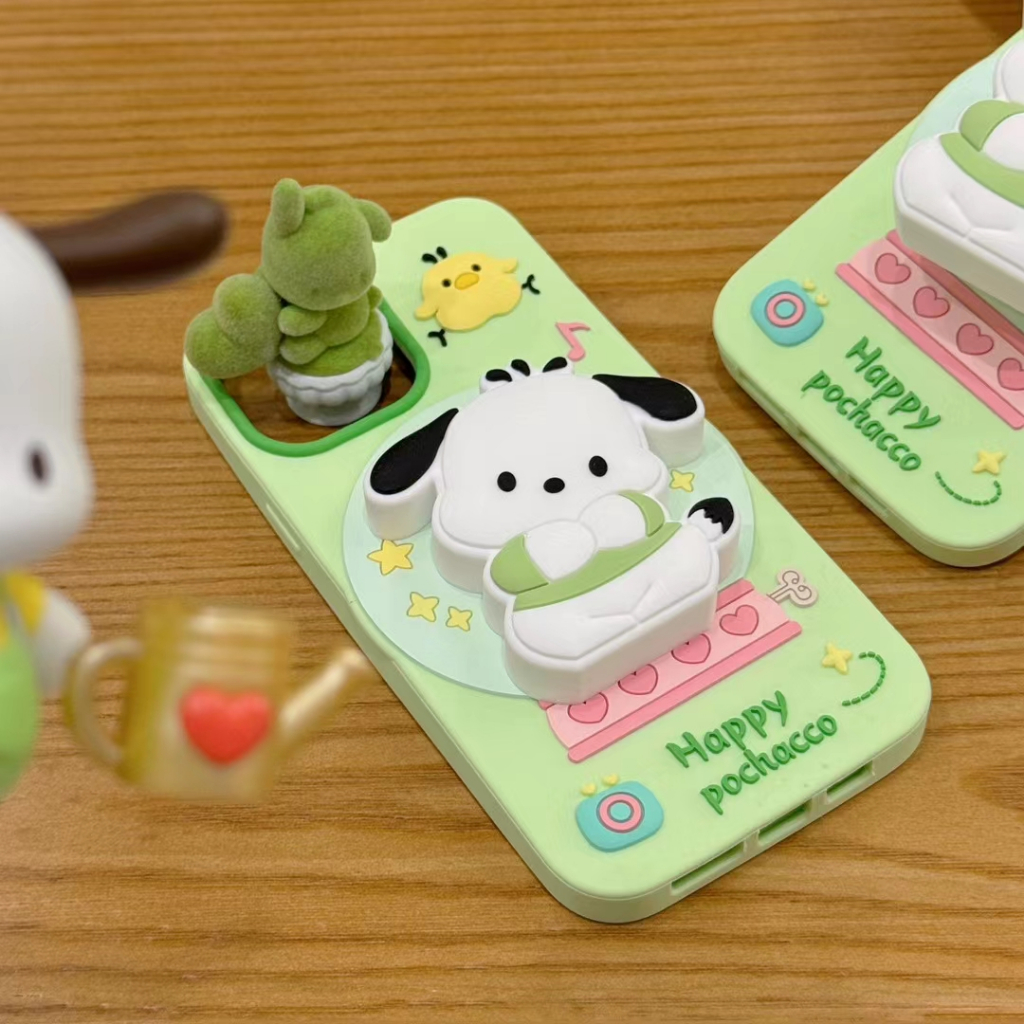 สําหรับ Iphone 11 12 13 14 15 16 Pro max mini 3D การ์ตูน รูปที่ 4