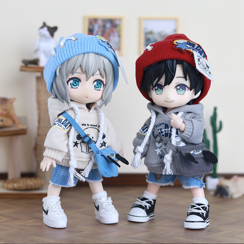 Ymy ชุดเสื้อผ้าตุ๊กตา OB11 Nendoroid GSC YMY obitsu11 1/12 BJD BODY9 DDF ufdoll